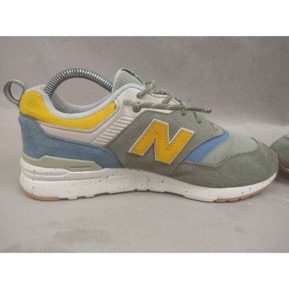 New balance 997H Men's Shoes Size 7 Blue Olive Yellow Sneakers - Picture 9 of 13